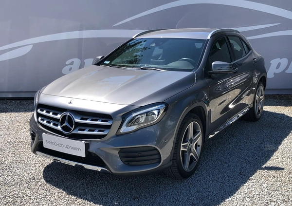 Mercedes-Benz GLA cena 109999 przebieg: 72925, rok produkcji 2018 z Barczewo małe 379